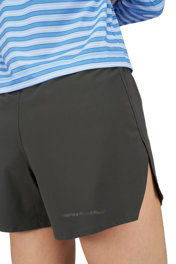 UNNA Women's Tempo Shorts - Dark Grey
