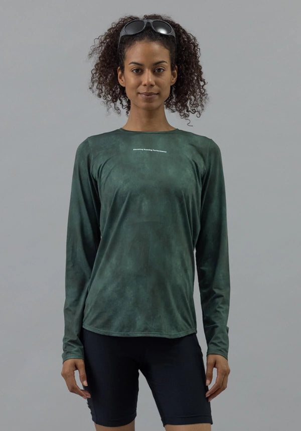 DOXA Women's ReRun Mist Tee LS- Trekking / Green