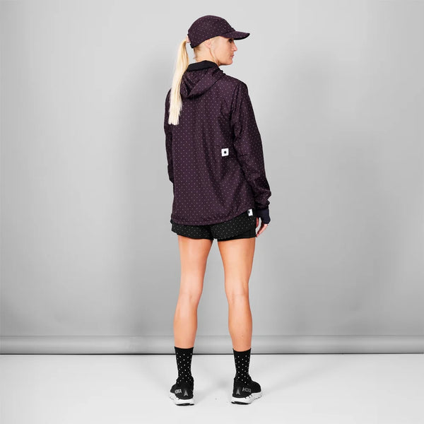 SAYSKY Women's Reflective Polka Blaze Jacket - Purple