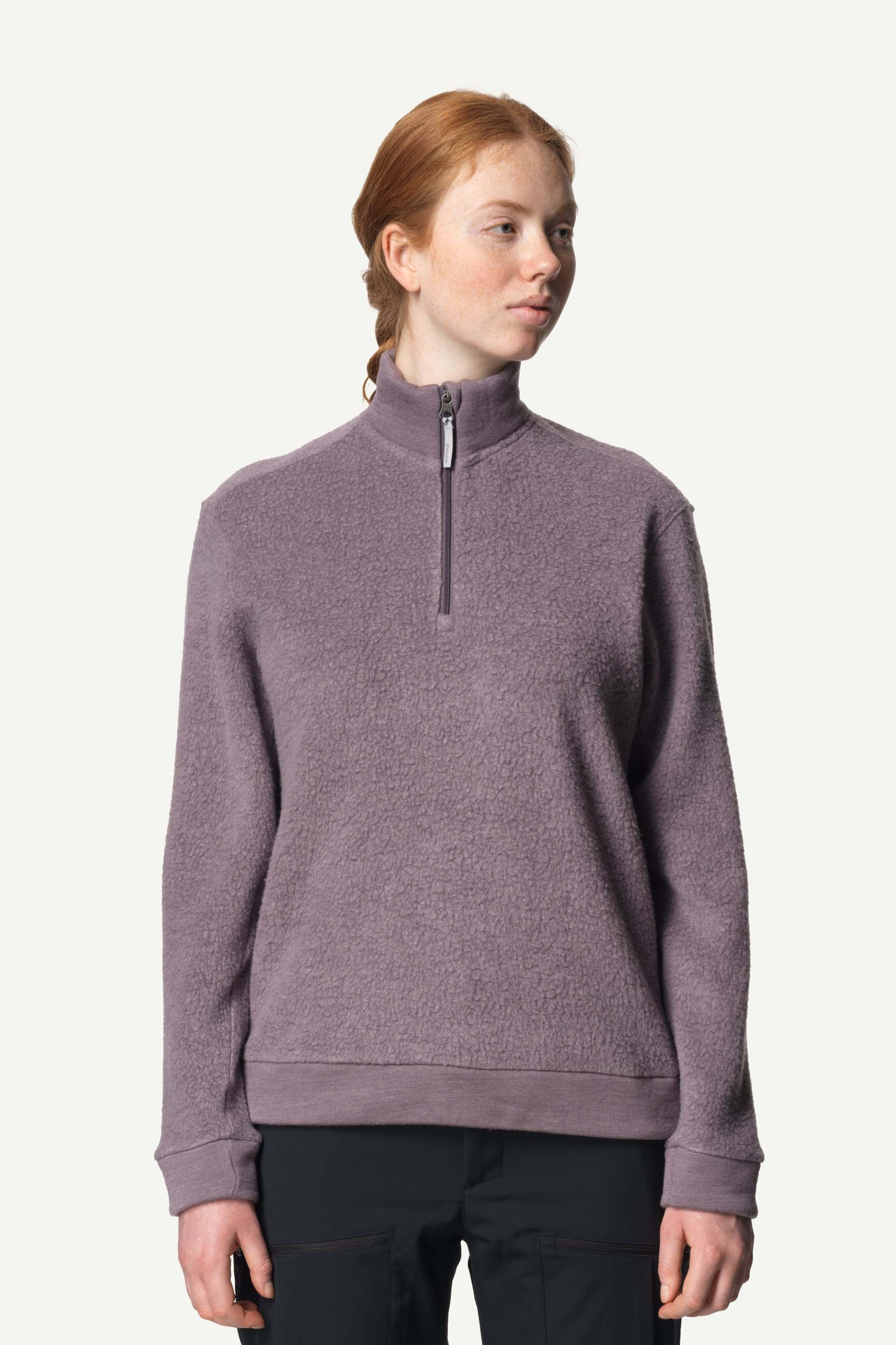 Houdini Women's Alto Half Zip - Foggy Purple