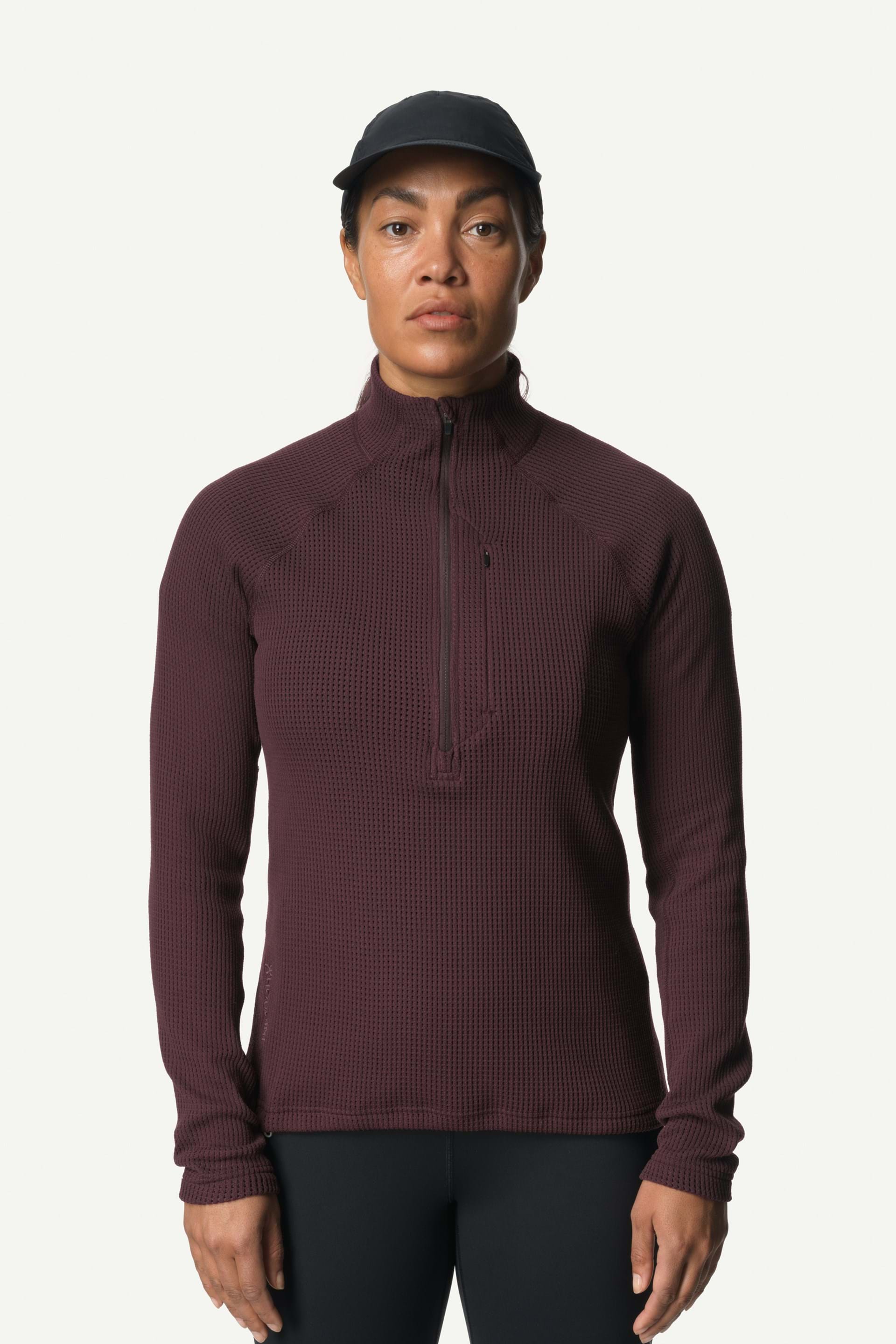 Houdini Women's Pace Half Zip - Illusion Red