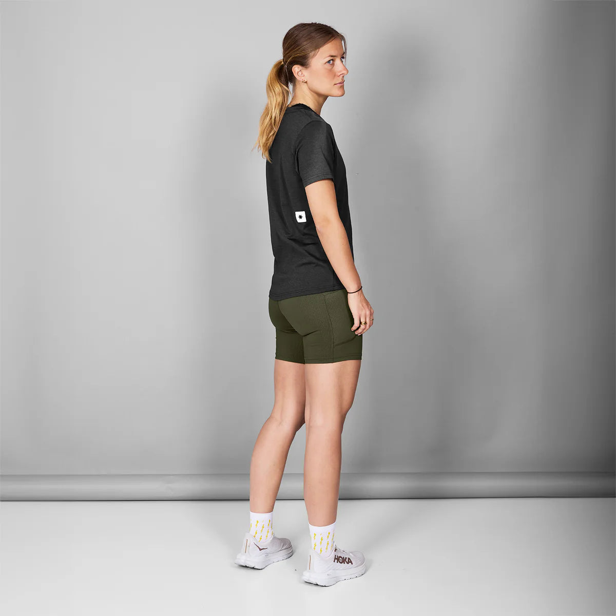 SAYSKY Women's Combat+ Short Tights 7" - Green