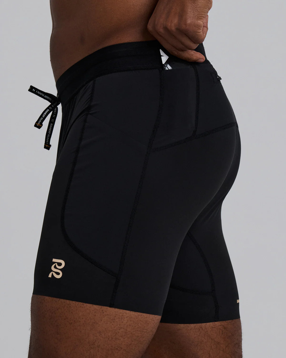 Bandit Men's SoLite™ 5 Pocket Quarter Tights - Black