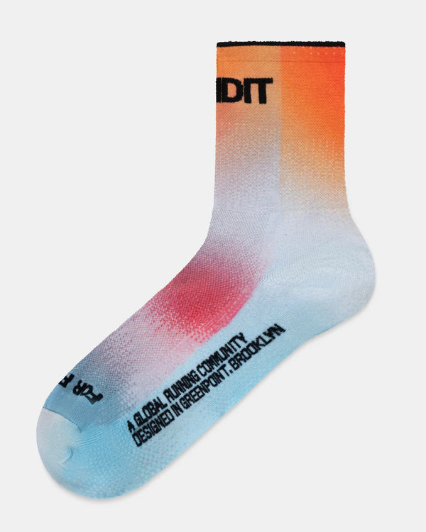 Bandit Lite Run™ Quarter Sock - Poppy Multi (2 Pack)