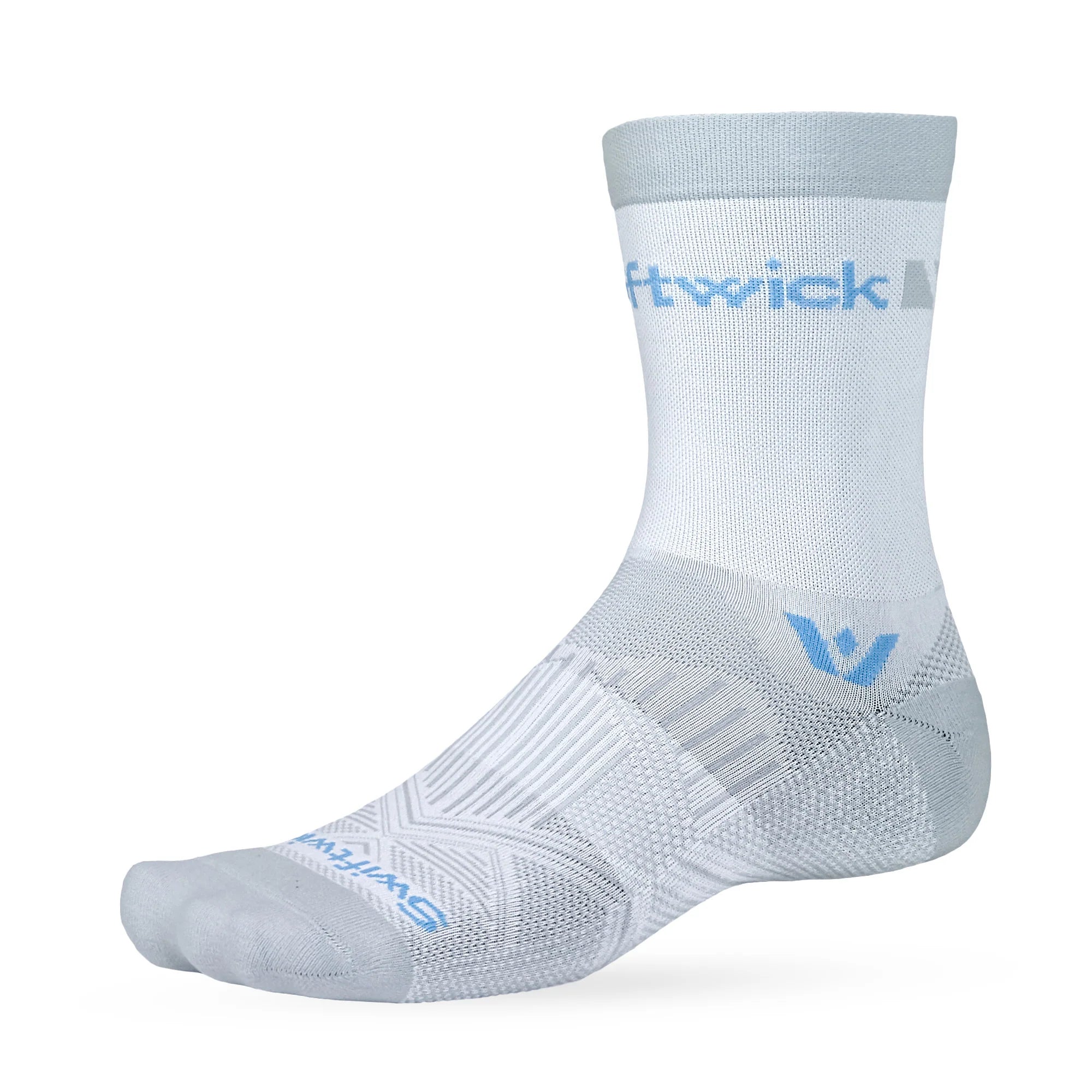 Swiftwick Aspire Mid-Crew - Blue/Gray