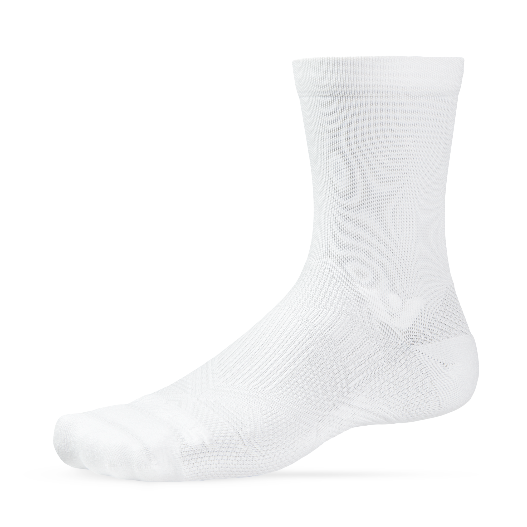 Swiftwick Monochrome Mid-Crew - White