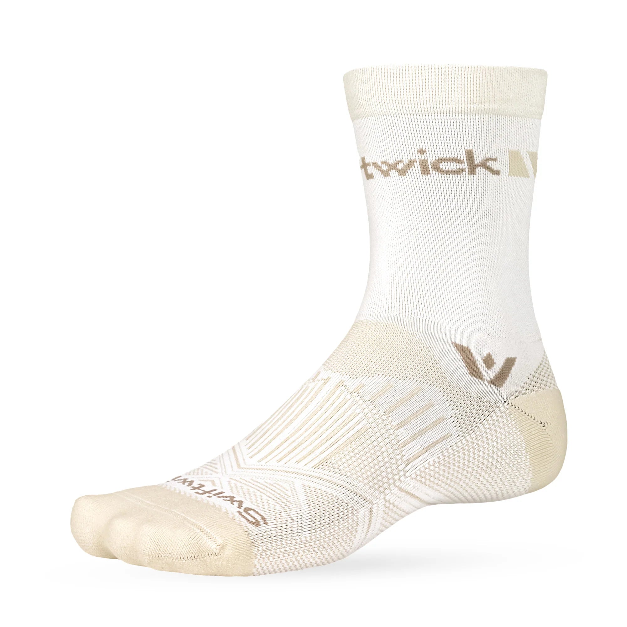Swiftwick Aspire Mid-Crew - Oatmeal/Tan