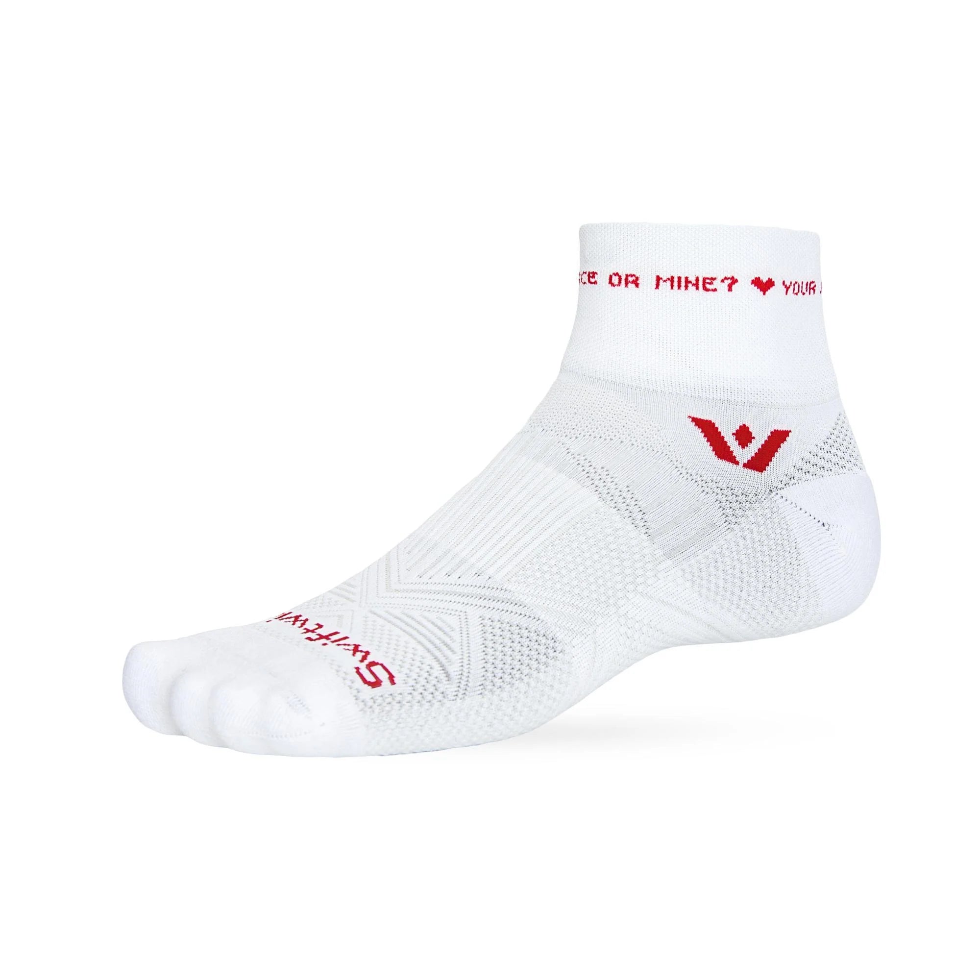 Swiftwick Aspire Quarter Crew - YOUR PACE OR MINE *Special Edition