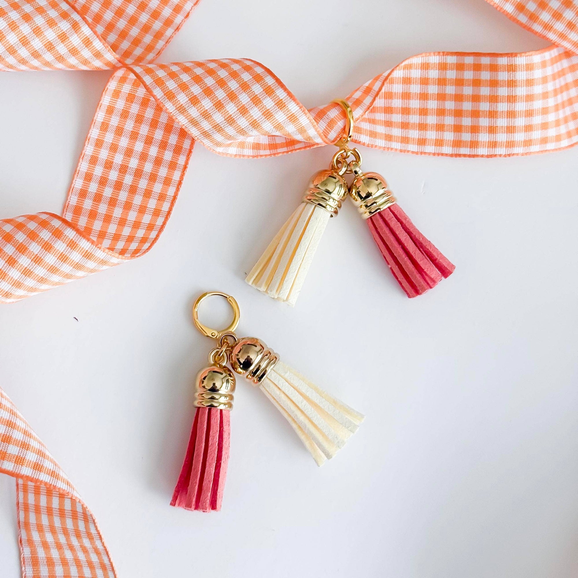 Leo + Lee Shoe Charm + Lace Sets - Gingham