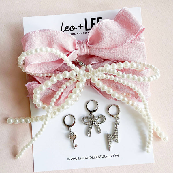 Leo + Lee Shoe Charm and Lace Sets