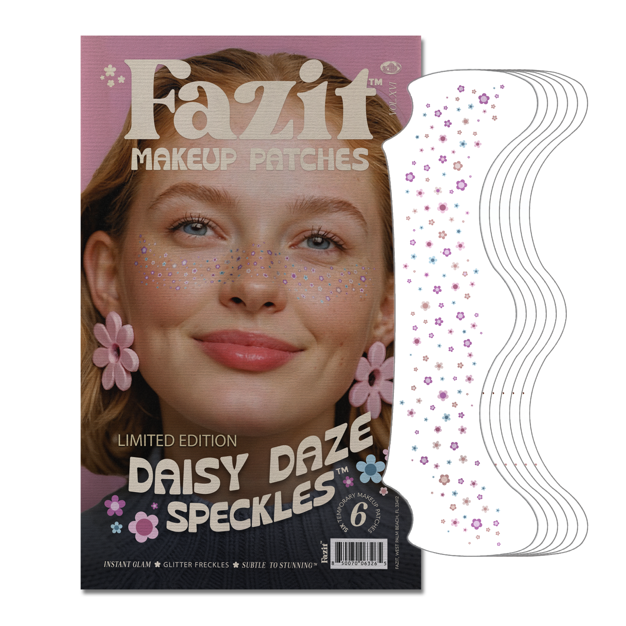 Fazit Daisy Daze Speckles — Spring Bloom Makeup Patches