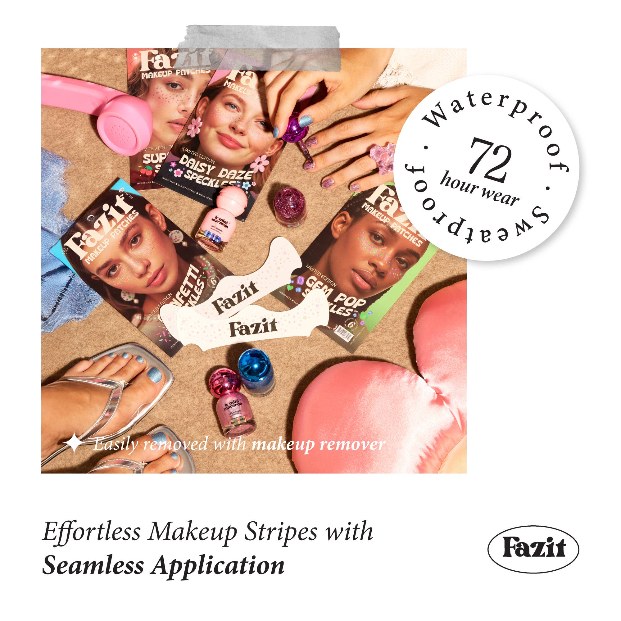 Fazit Daisy Daze Speckles — Spring Bloom Makeup Patches