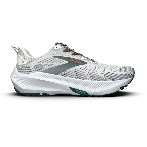 Brooks Men's Ghost Trail - White/Grey/Green