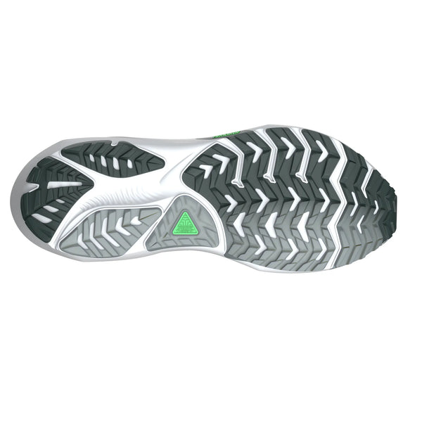 Brooks Men's Ghost Trail - White/Grey/Green