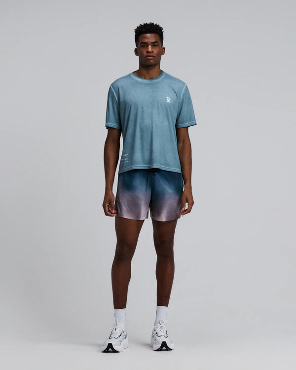Men's FrioSoft™ Performance Box Tee - Tranquil Blue SaltFade™
