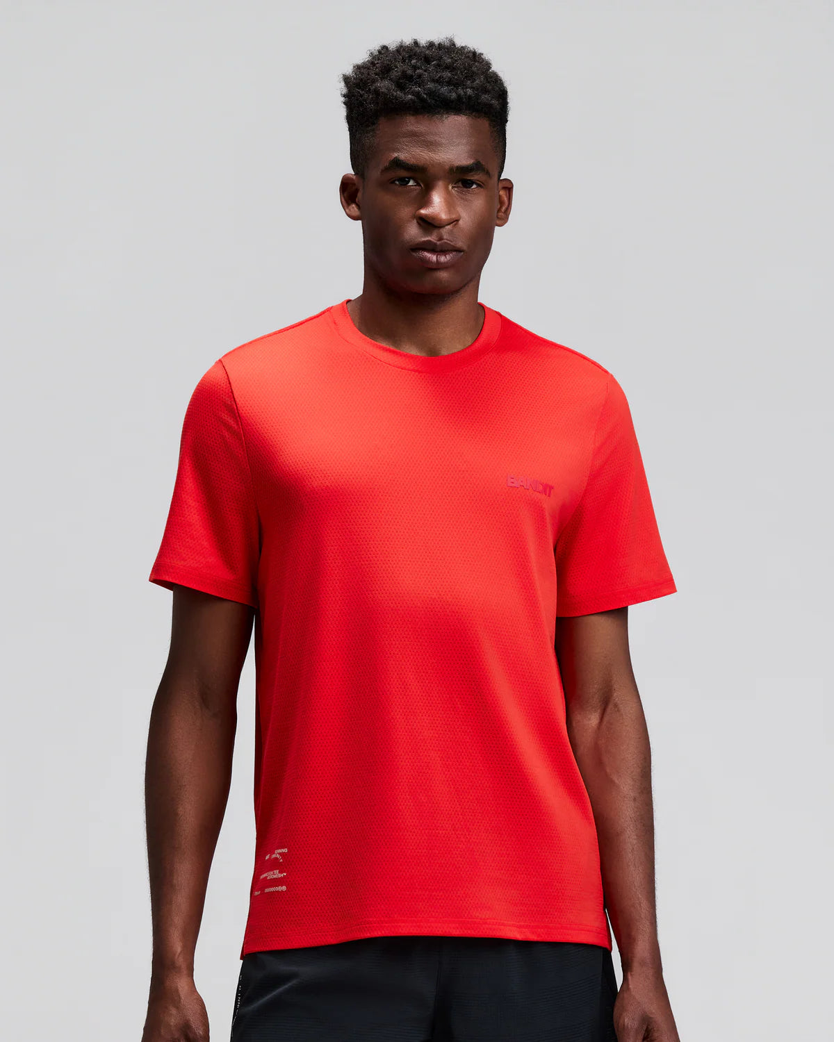 Bandit Men's Micromesh™ Short Sleeve Run Tee - Poppy