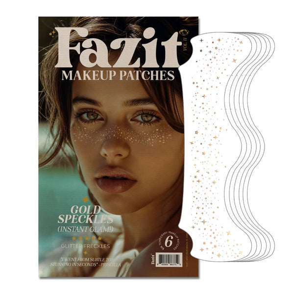Fazit Gold Glitter Freckles Makeup Patches
