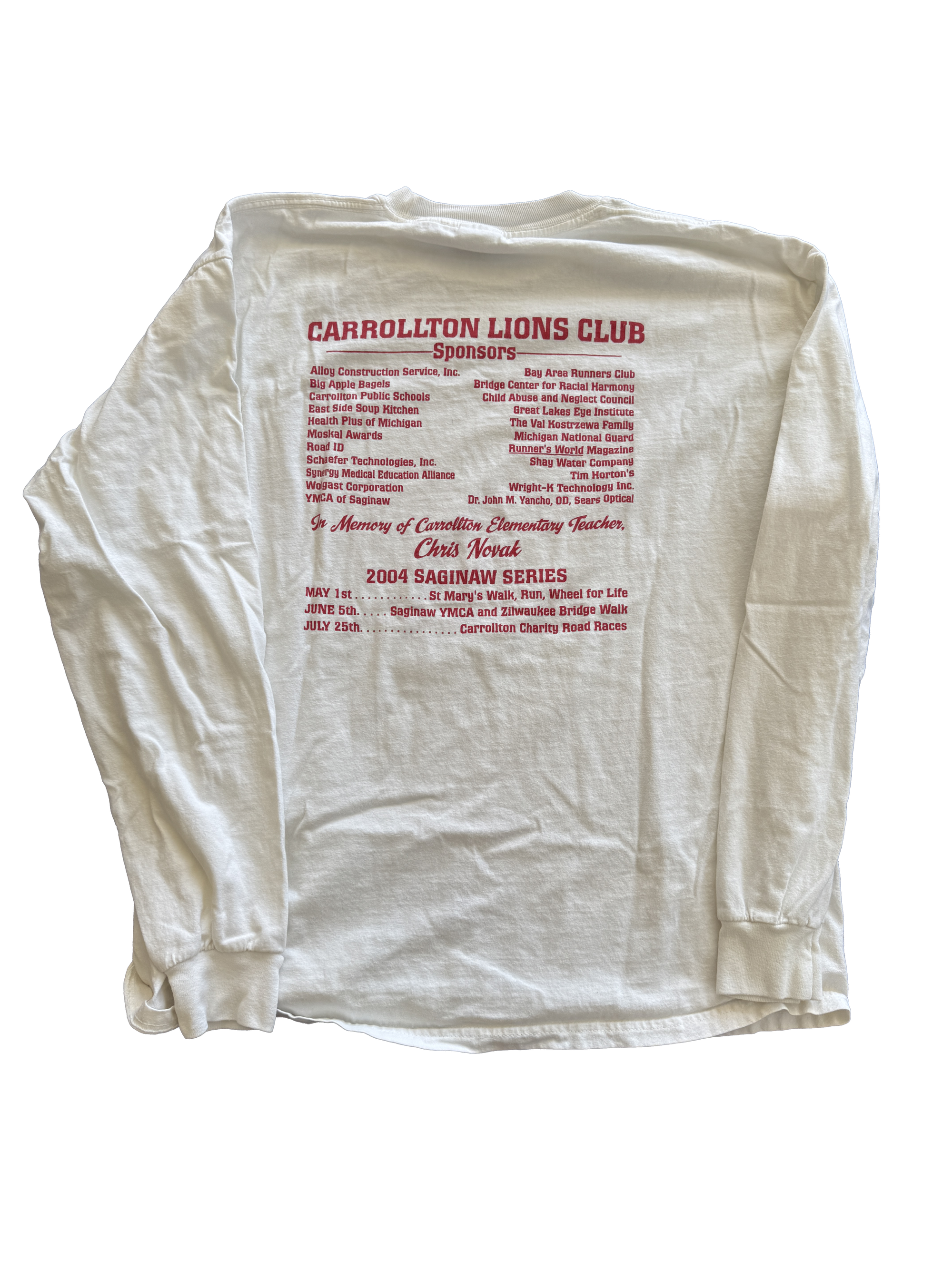 Vintage Carrollton MI run/walk LS Tee
