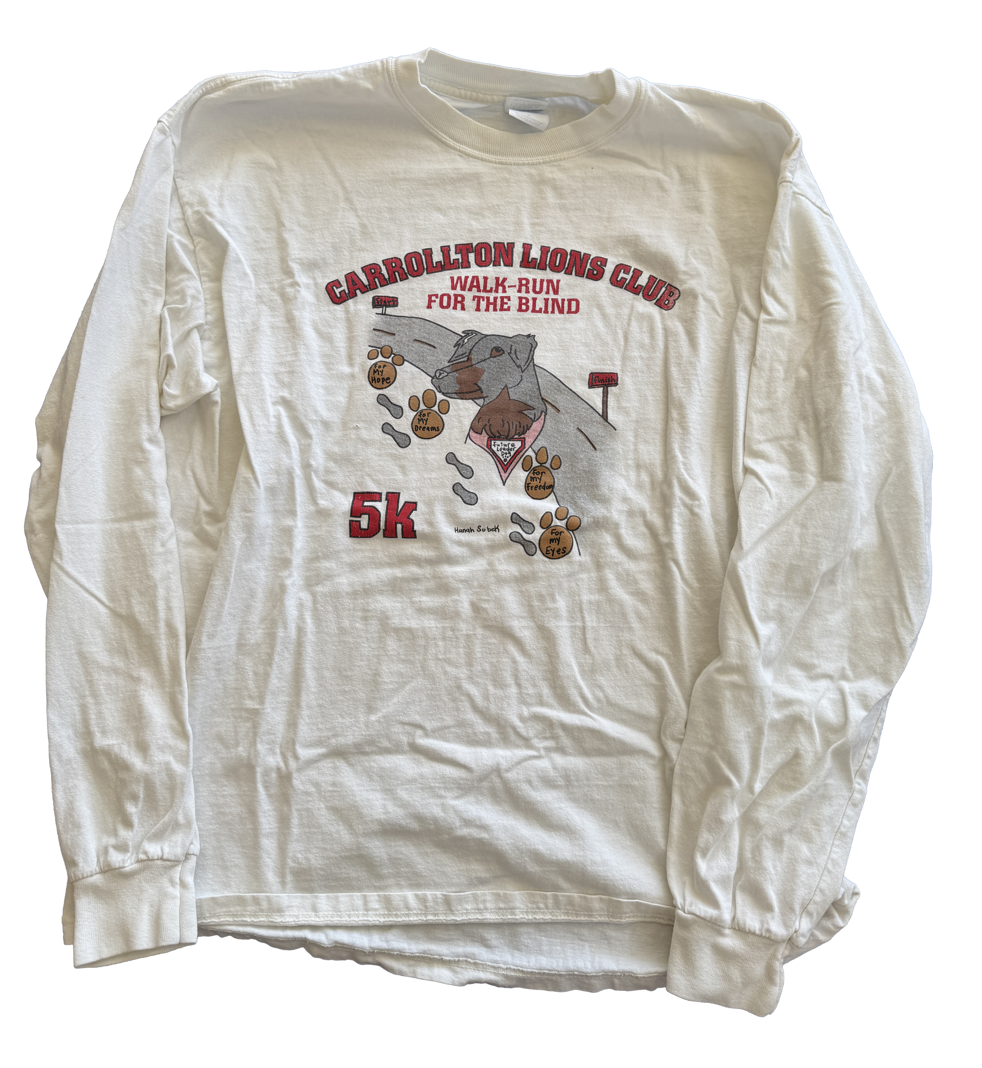 Vintage Carrollton MI run/walk LS Tee