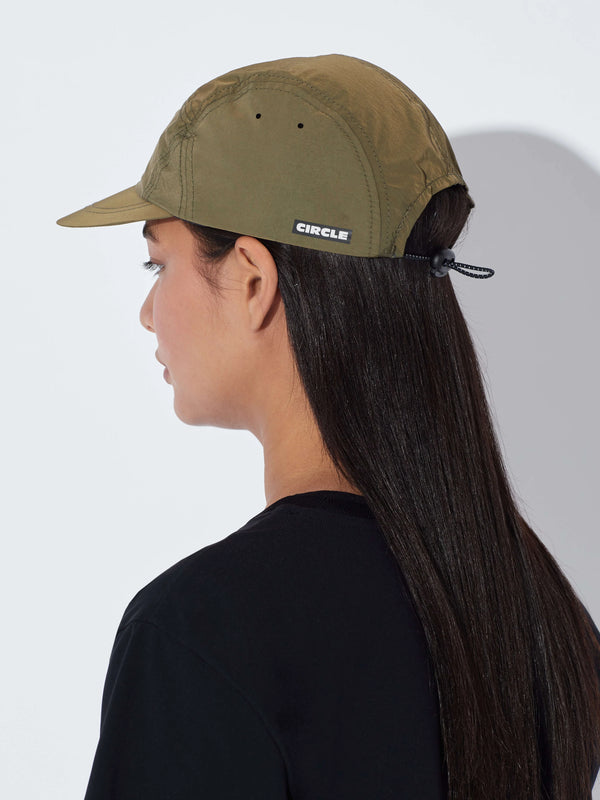 Circle Legend Ripstop Run Cap - Moss
