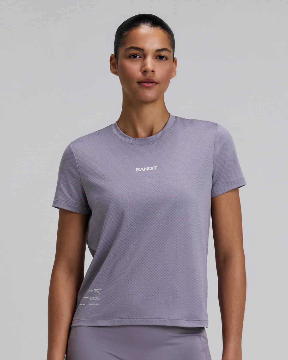 Bandit Women's Micromesh™ Short Sleeve Performance Tee - Violet Fog