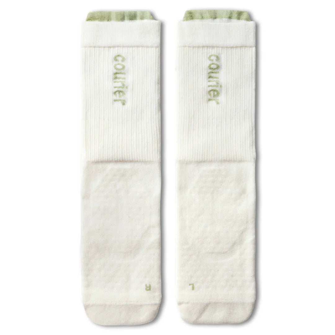 Courier - The LoFi Sock Cream + Pistachio