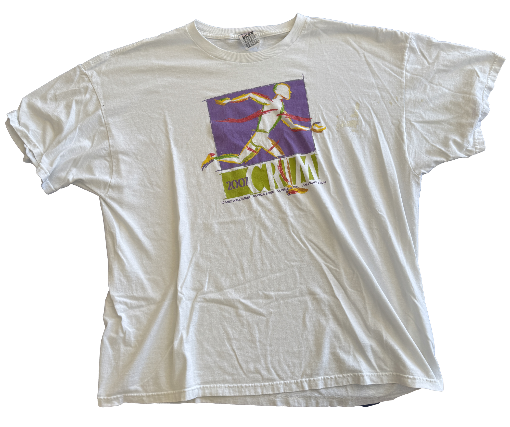 Vintage Detroit Free Press Marathon LS Tee - 2001