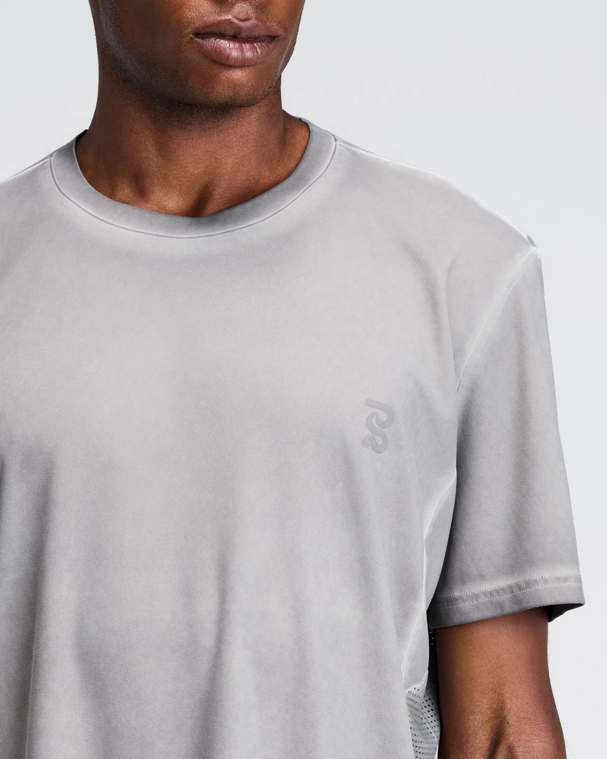 Bandit Men's FrioSoft™ Perforated Box Tee - Concrete Taupe