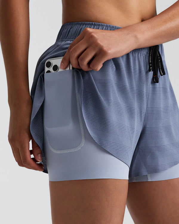 Bandit Women's CoolGrid™ 2-in-1 Run Shorts