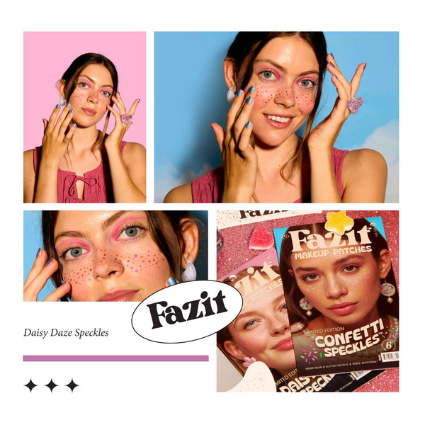 Fazit Daisy Daze Speckles — Spring Bloom Makeup Patches