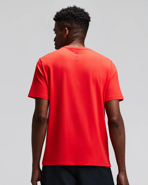 Bandit Men's Micromesh™ Short Sleeve Run Tee - Poppy