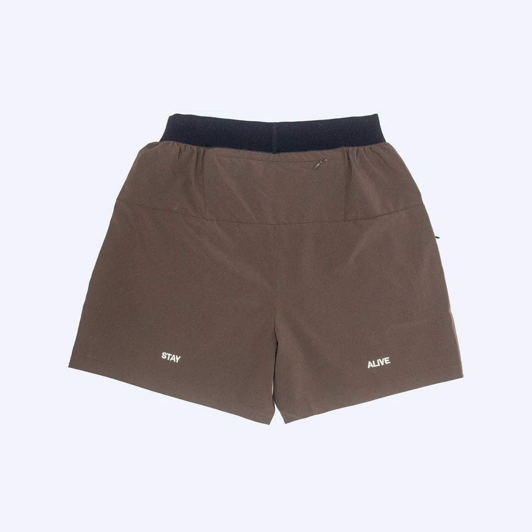 Dust Quickdraw Unlined Short - Mens Brown
