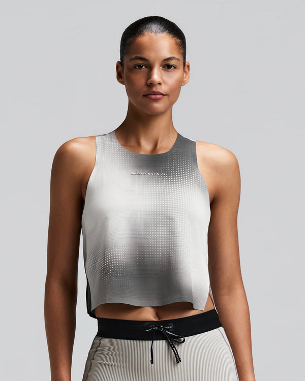 Bandit Women's CoolGrid™ Race Singlet - Slate Multi