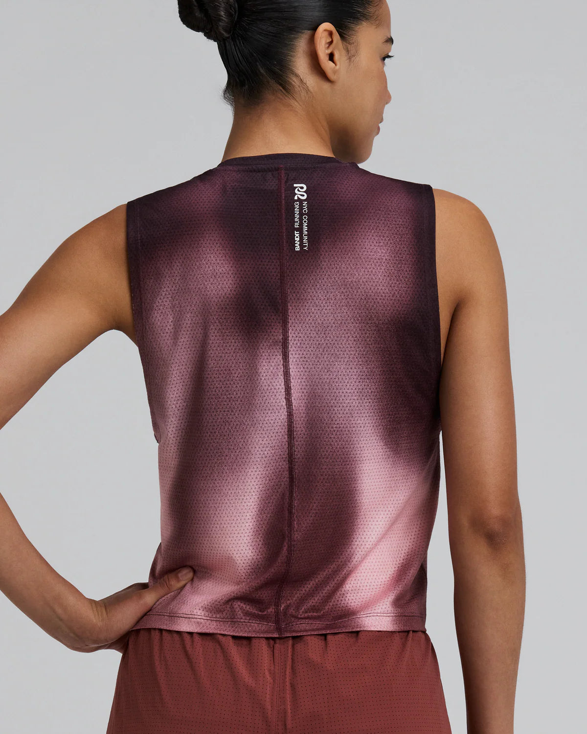 Bandit Women's Micromesh™ Run Tank - Flow State Mahogany Multi