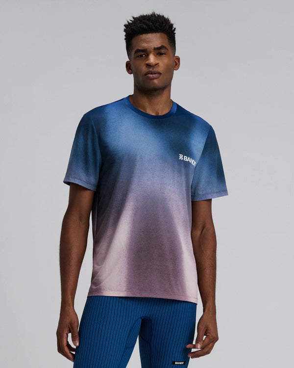 Bandit Men's Specter™ Performance Tee - Tranquil Blue Wave Print