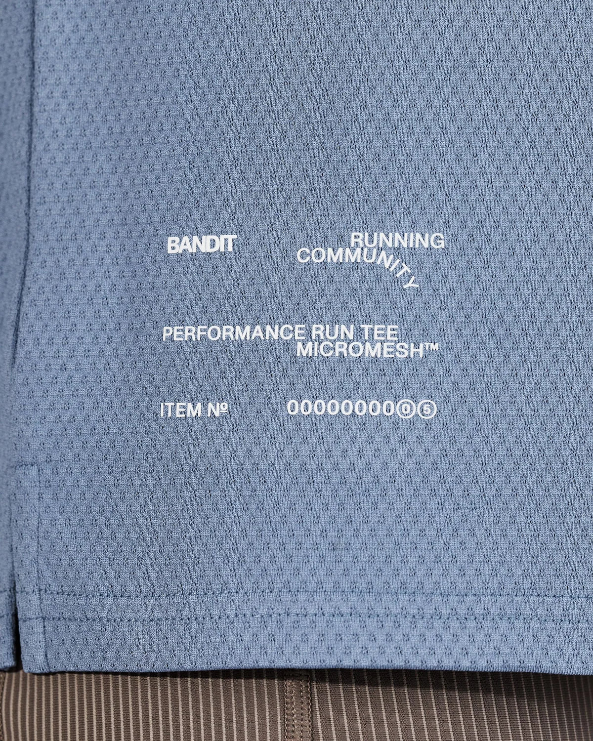 Bandit Men's Micromesh™ Short Sleeve Run Tee - Steel Horizon
