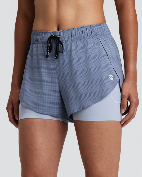 Bandit Women's CoolGrid™ 2-in-1 Run Shorts