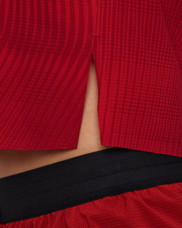 Bandit Women's CoolGrid™ Race Singlet - Oxide Red