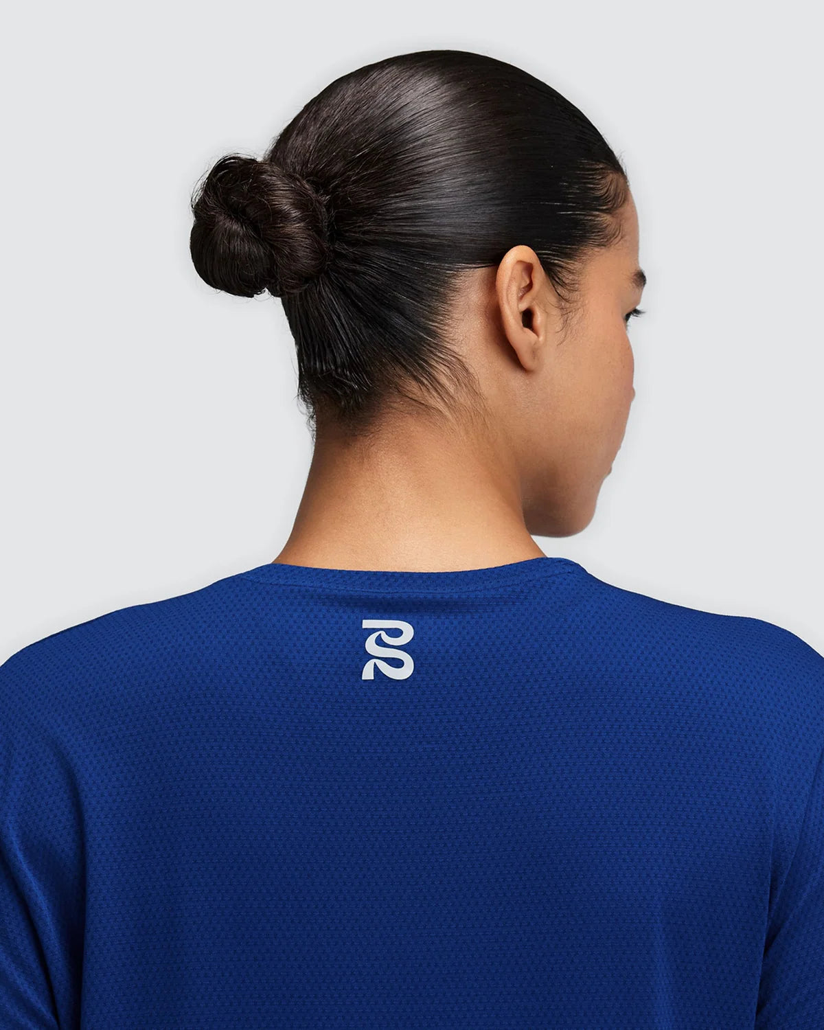 Bandit Women's Micromesh™ Cropped Run Tee - Bauhaus Blue