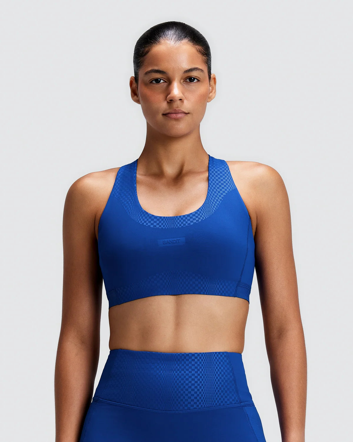 Bandit Women's Vanisher™ Threshold Run Bra - Bauhaus Blue