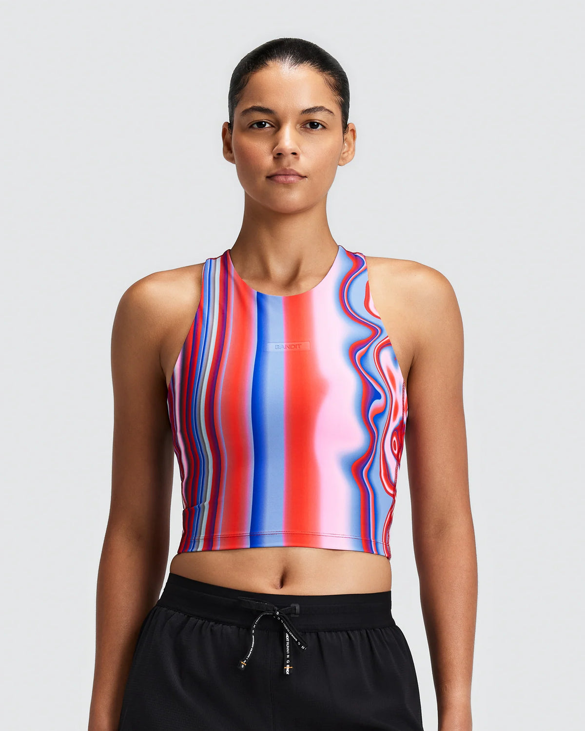 Bandit Women's Women's Vanisher™ Race Crop - Melted Stripe Gradient
