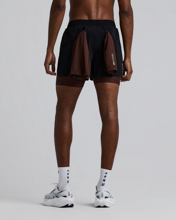 Bandit Men's Vento™ Next Gen 2-In-1 Run Short - Black