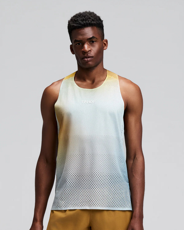 Bandit Men's Shredder™ Race Singlet with Flopack™ - Lagoon Multi