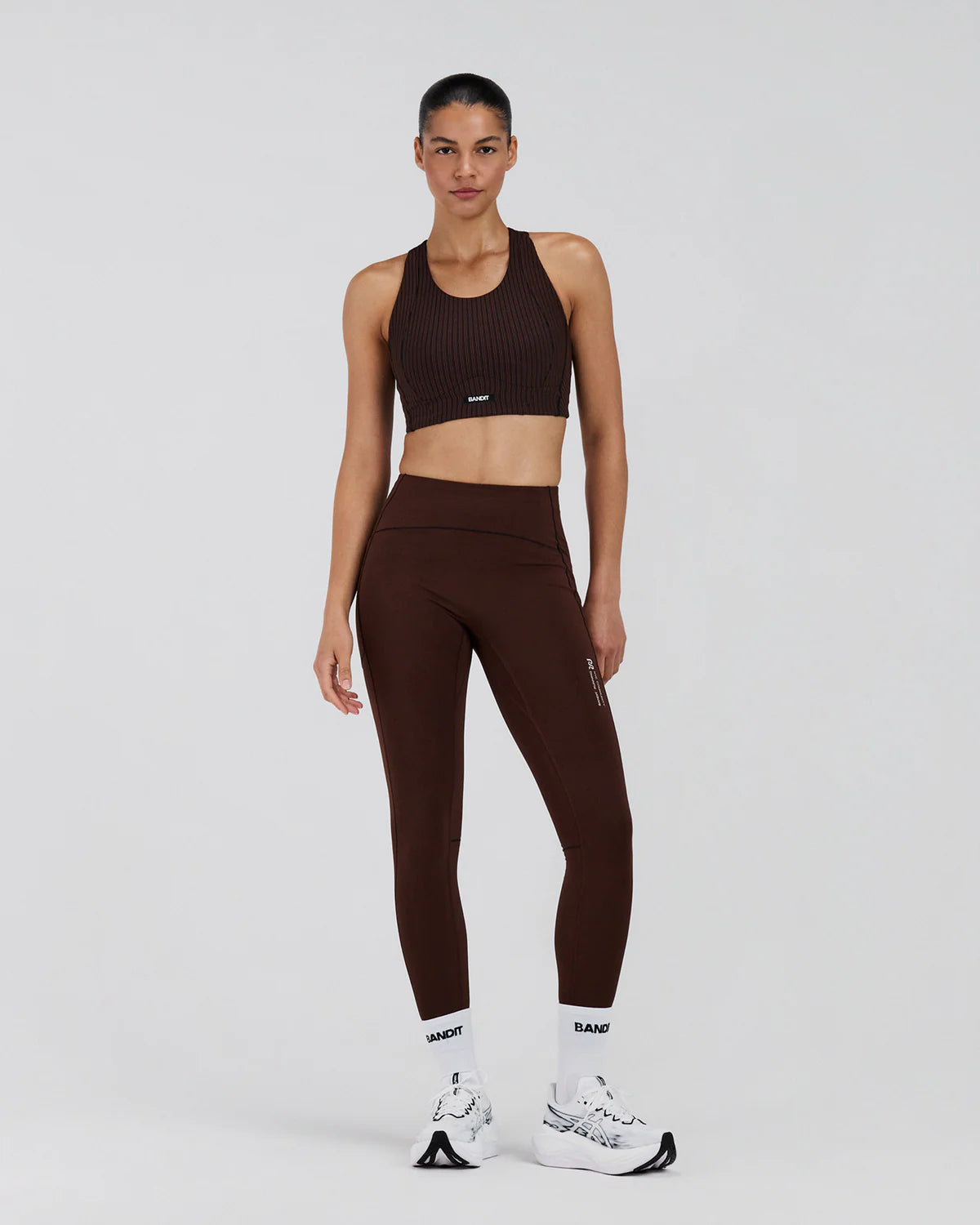 Bandit Women's Stamina-V™ High Waist Leggings - Cacao
