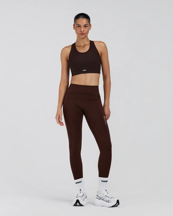 Bandit Women's Stamina-V™ High Waist Leggings - Cacao