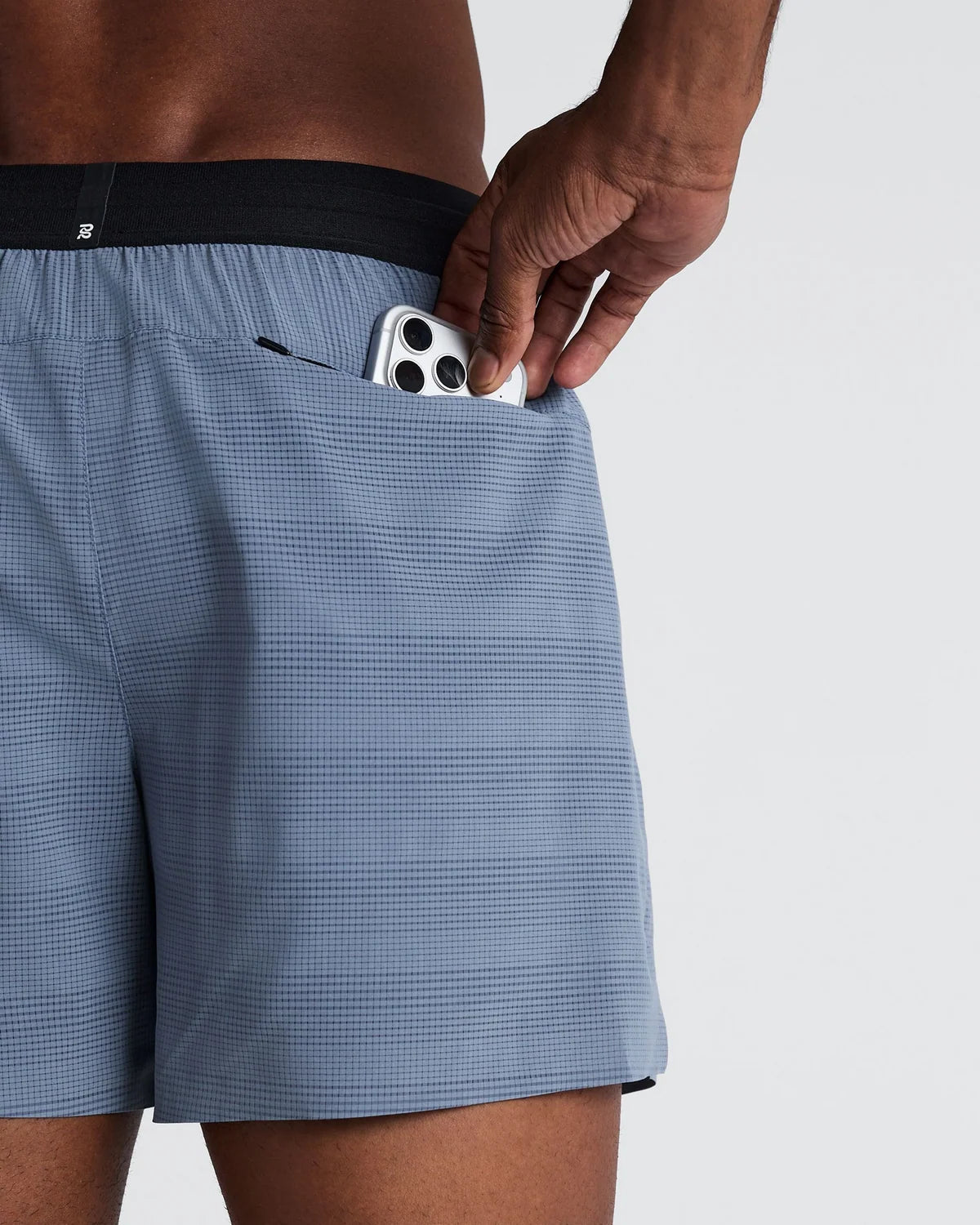 Bandit Men's CoolGrid™ 5" Run Shorts - Steel Horizon
