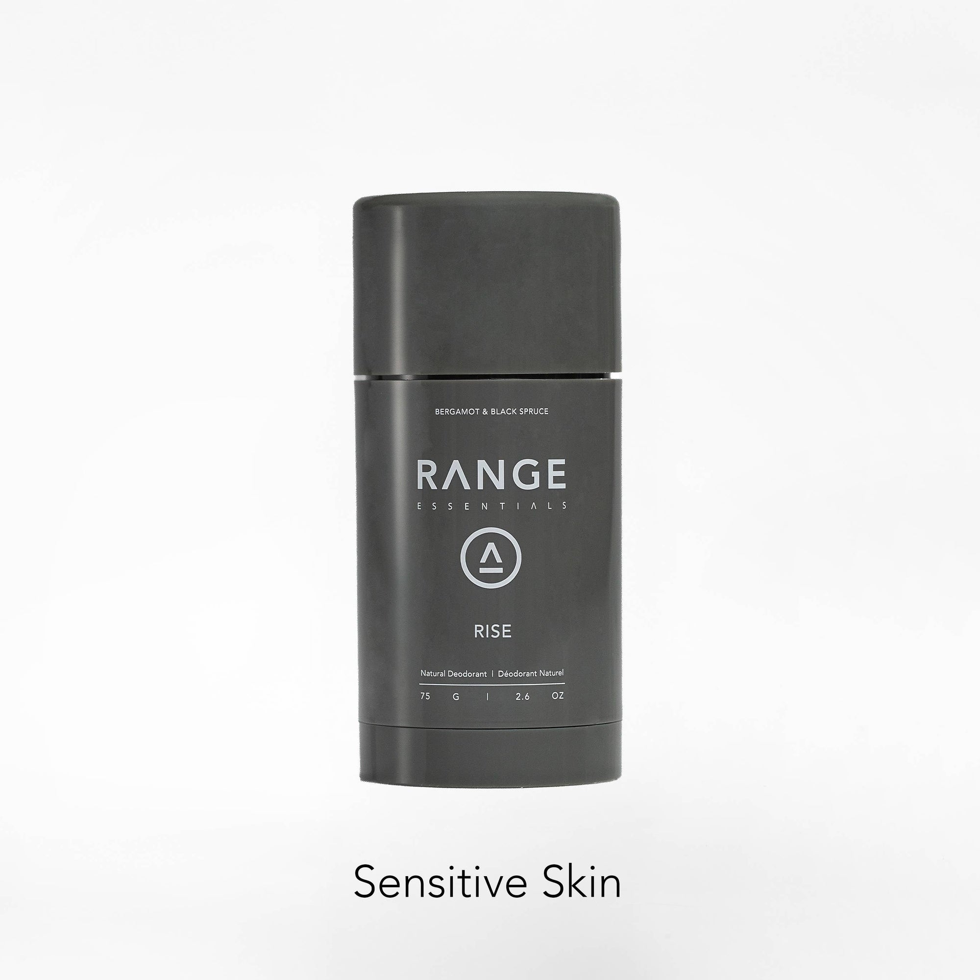 RANGE  Natural Deodorant RISE : Bergamot + Black Spruce
