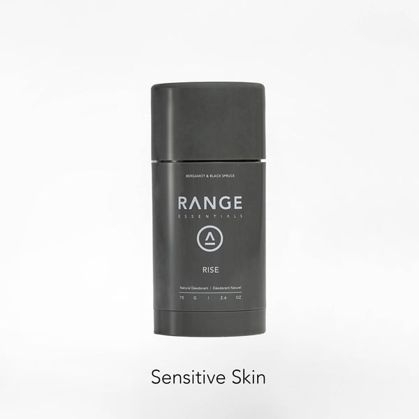 RANGE  Natural Deodorant RISE : Bergamot + Black Spruce