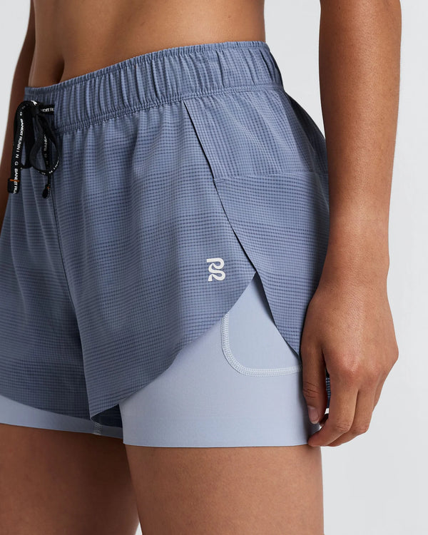 Bandit Women's CoolGrid™ 2-in-1 Run Shorts