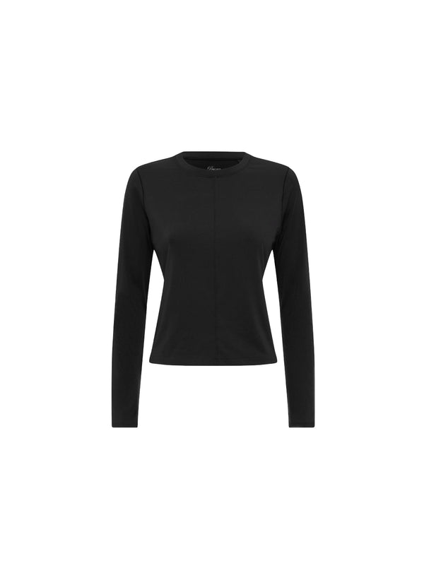 Pruzan Fitted Long Sleeve - Onyx